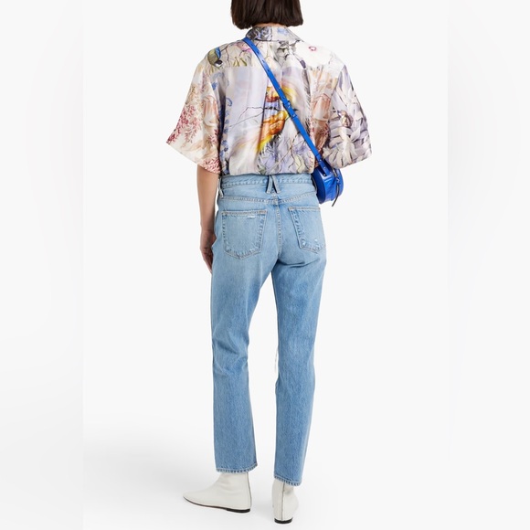 NWT SLVRLAKE Virginia Slim Straight-Leg Jeans - Picture 5 of 11